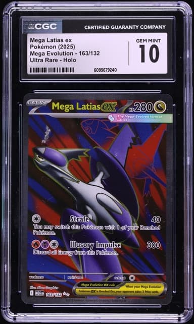 Mega Evolution Full Art Mega Latias ex GEM MINT