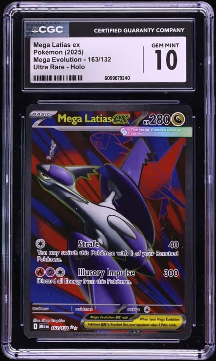 Mega Evolution Full Art Mega Latias ex GEM MINT