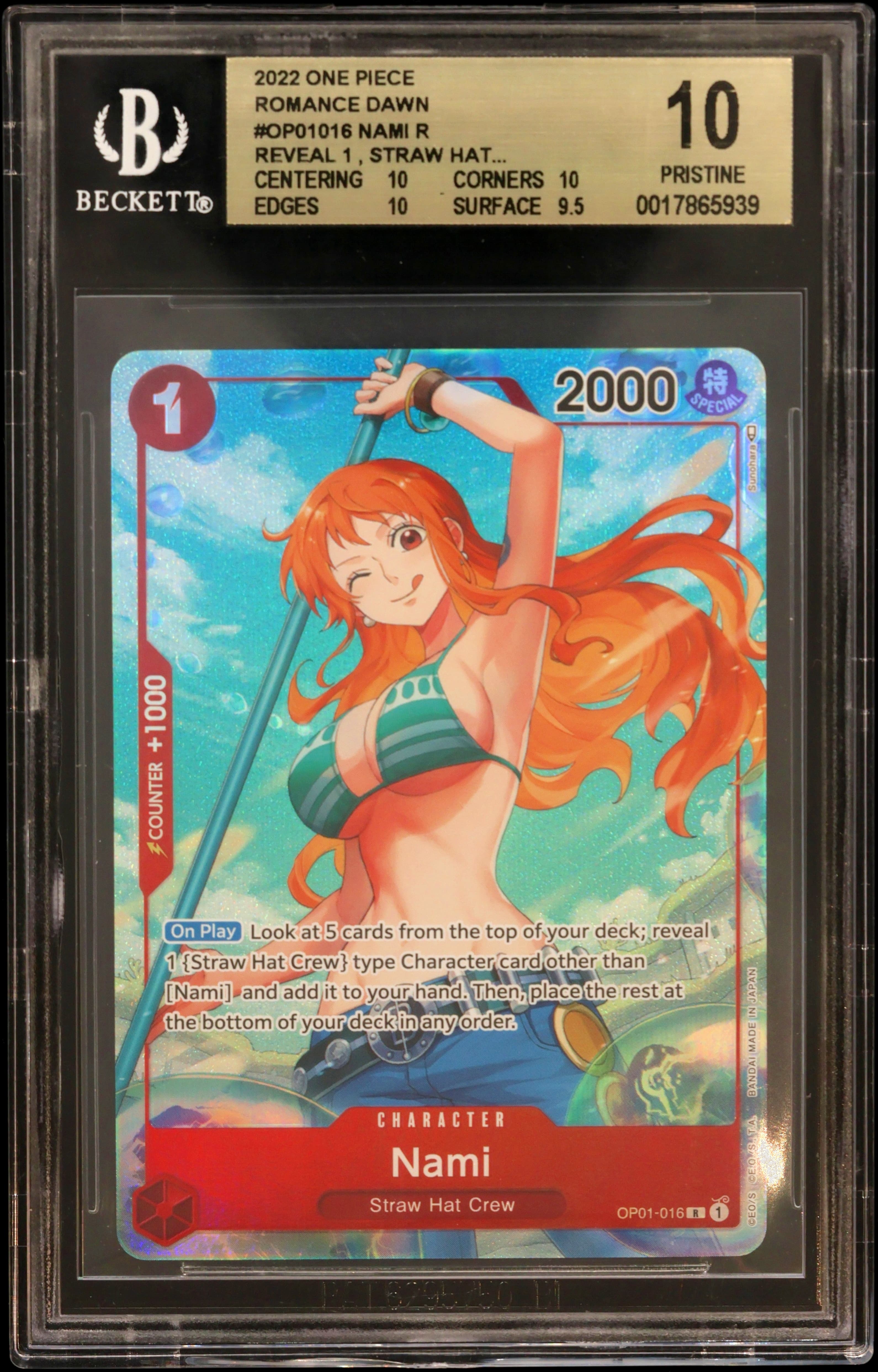 Nami R COR/("reveal up to 1...")