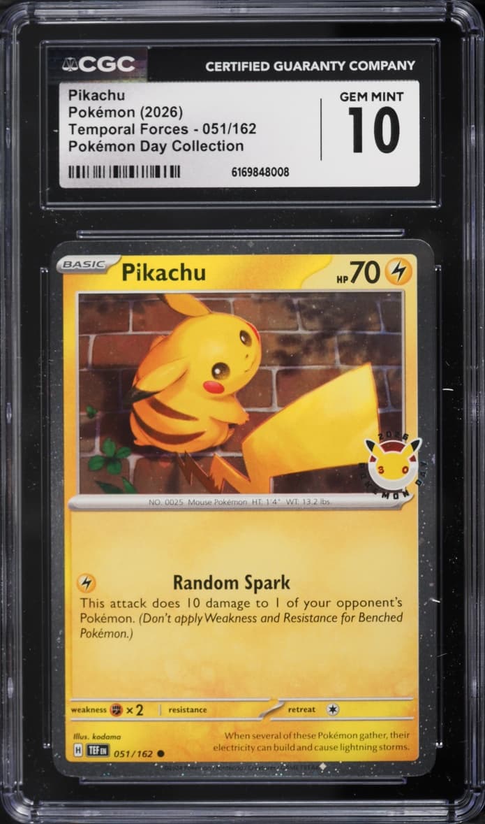 Pokemon Day Collection Temporal Forces Pikachu #51