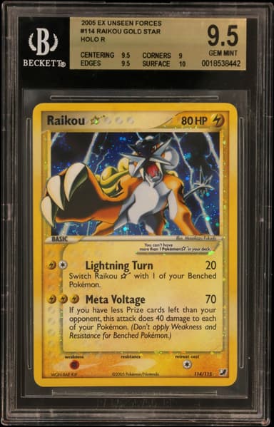 Raikou Gold Star HOLO R
