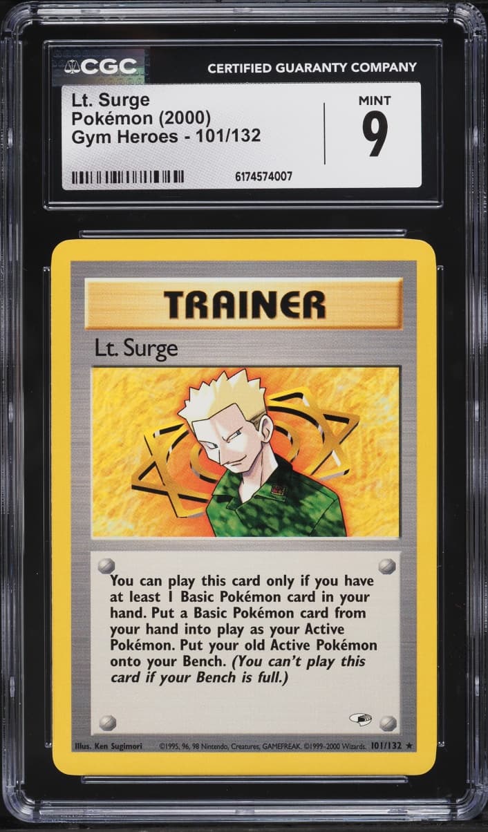 Pokemon Gym Heroes Lt. Surge #101