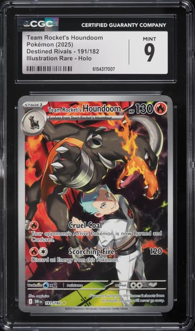 Pokemon Scarlet & Violet Destined Rivals IR Team Rocket's Houndoom #191