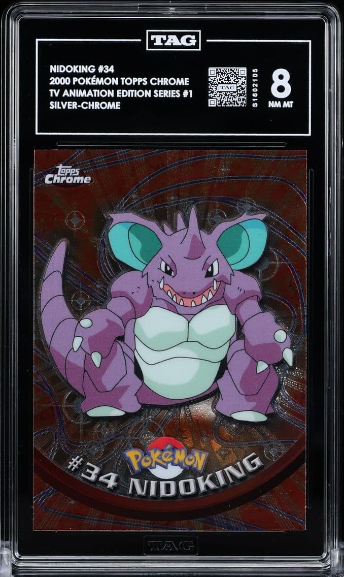 2000 #034 NIDOKING TAG 8 POKEMON