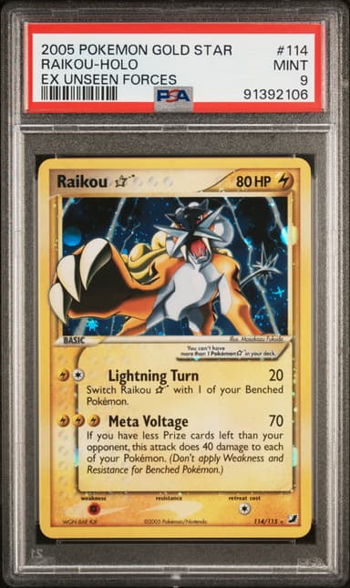 Raikou-Holo Gold Star