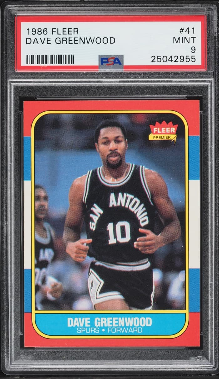 Fleer Basketball Dave Greenwood #41