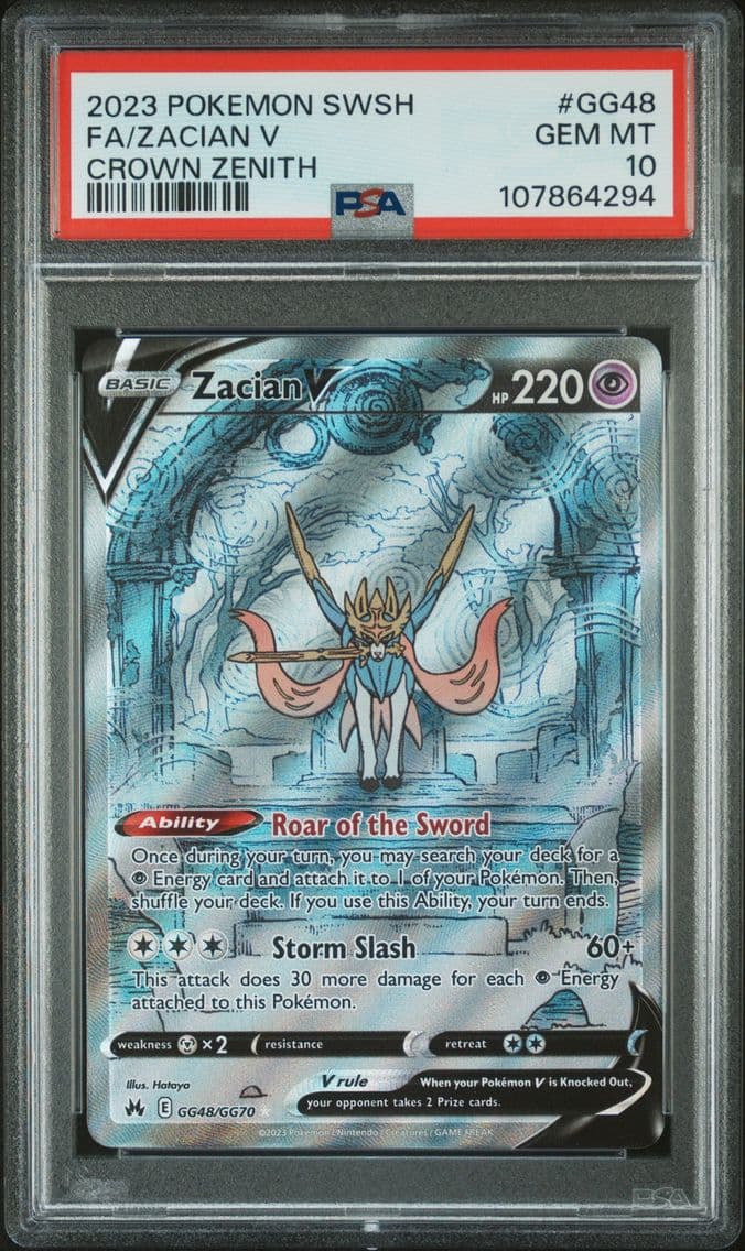 2023 #GG48 Full Art/Zacian V PSA