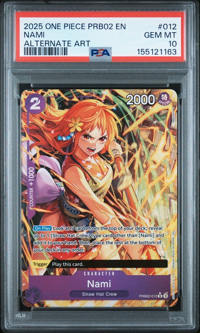 2025 #012 Nami PSA 10 One Piece 