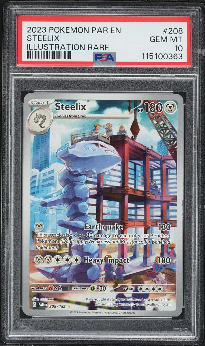 2023 #208 Steelix PSA 10 Par EN-