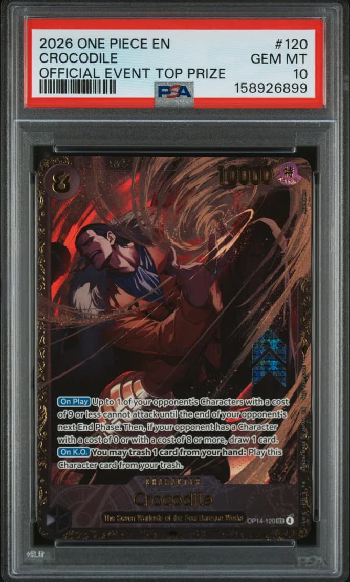 2026 #120 Crocodile PSA 10 One P
