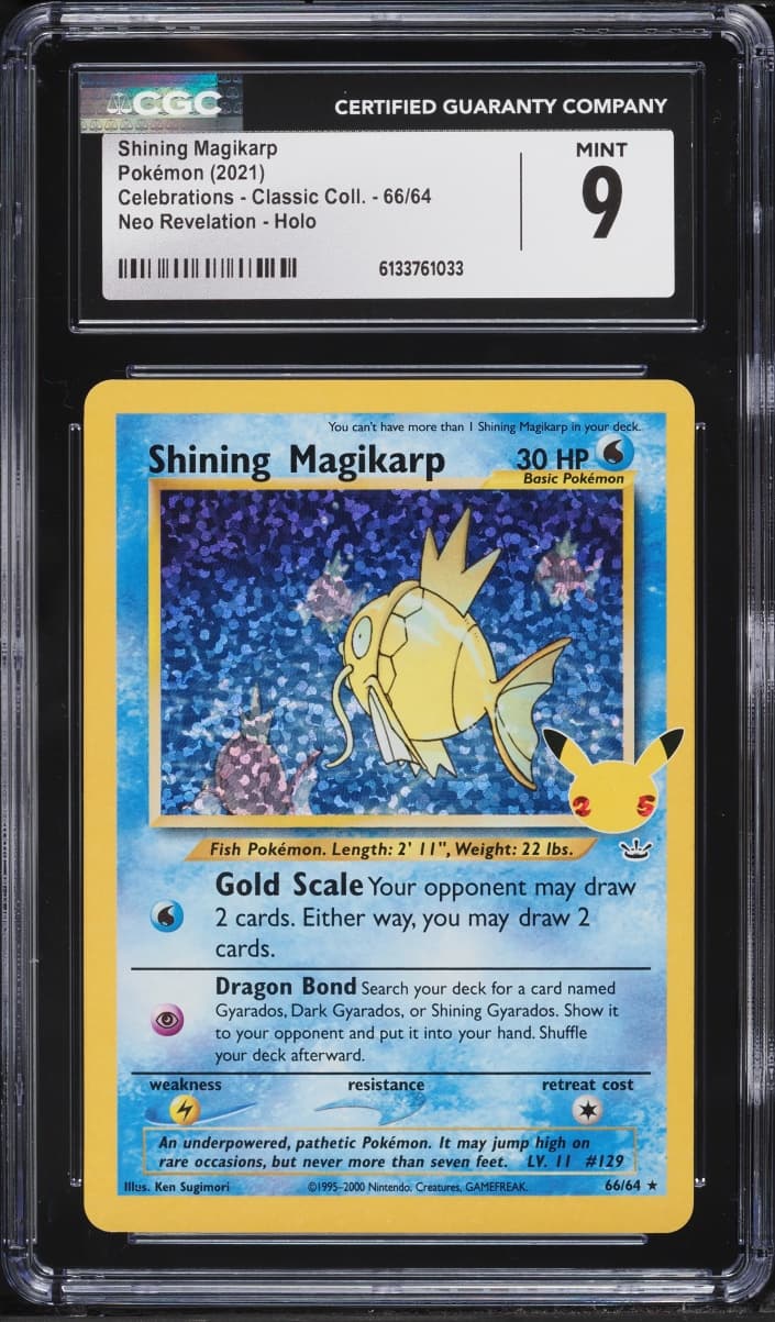 Pokemon Sword & Shield Celebrations Classic Collection Holo Shining Magikarp #66