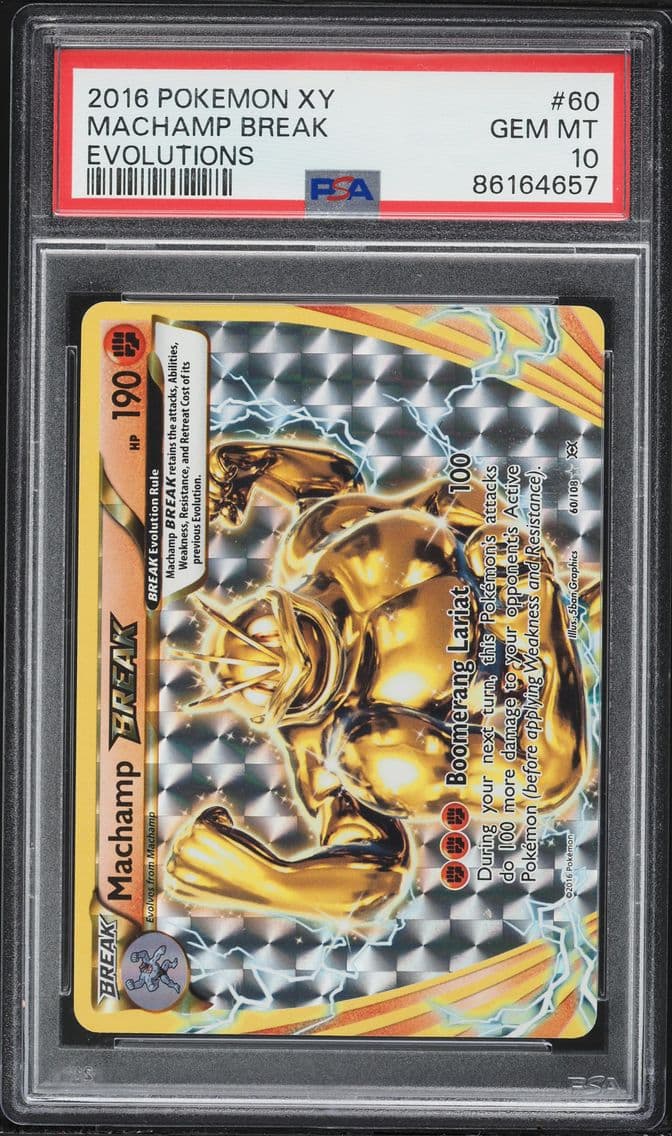 2016 #60 Machamp Break PSA 10 XY
