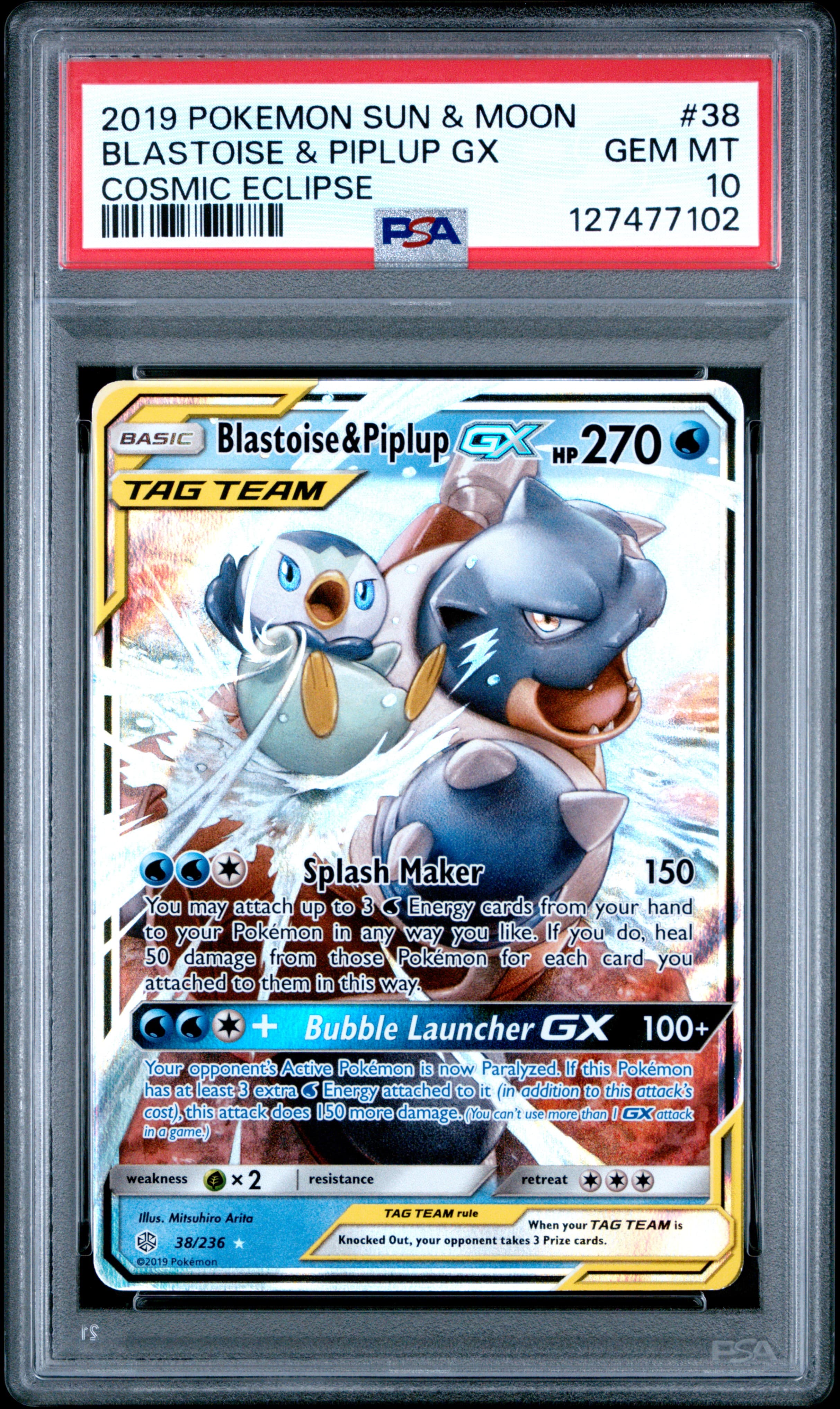 Blastoise & Piplup GX