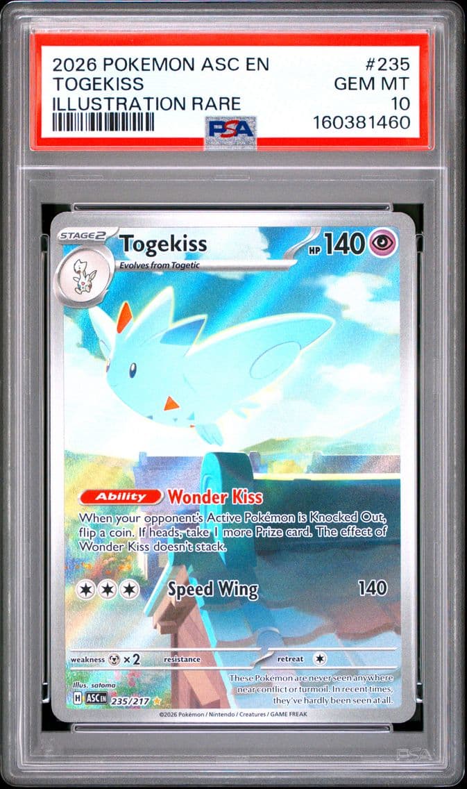 2026 #235 Togekiss PSA 10 Asc EN