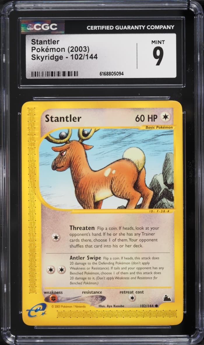 Pokemon Skyridge Stantler #102