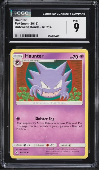 Pokemon Sun & Moon Unbroken Bonds Haunter #69