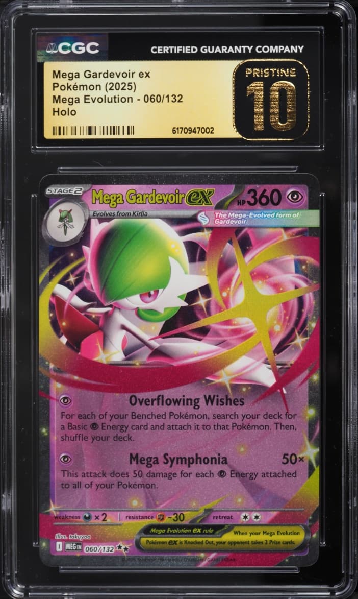 Pokemon Mega Evolution Holo Printer Hickey Mega Gardevoir Ex #60