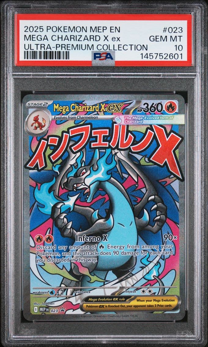 2025 #023 Mega Charizard X EX PS
