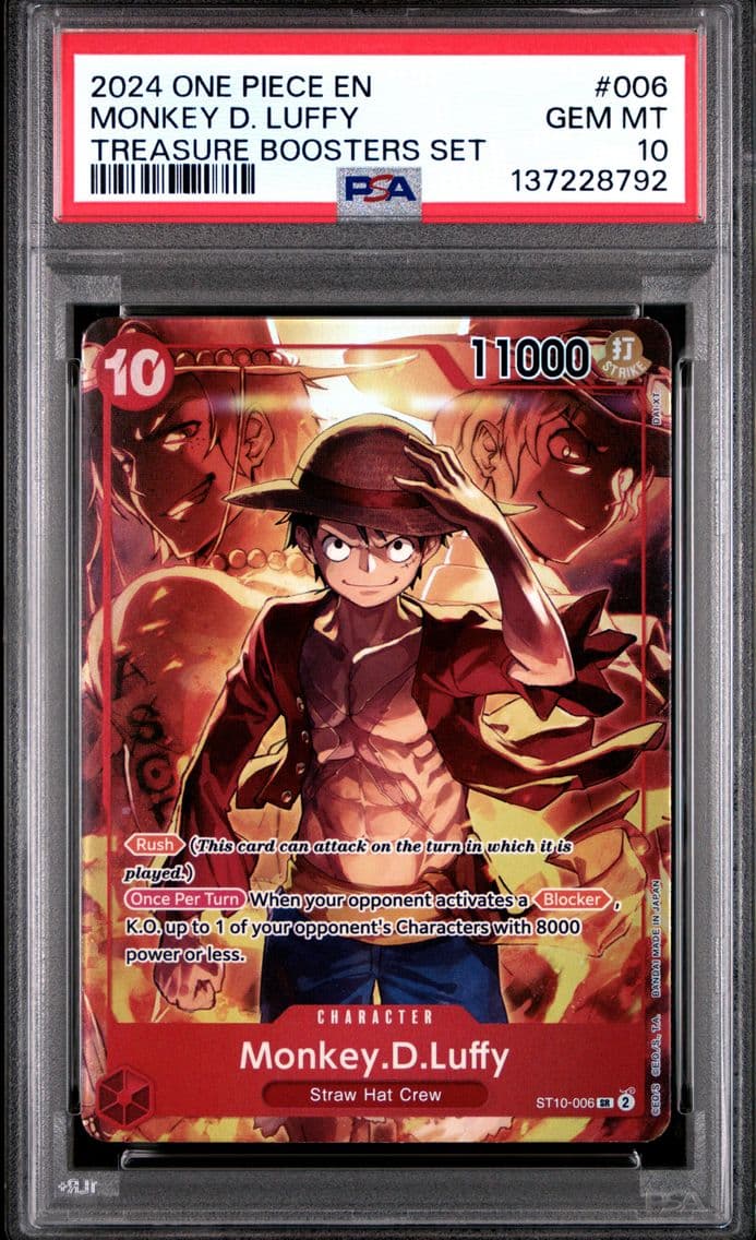 2024 #006 Monkey D. Luffy PSA 10