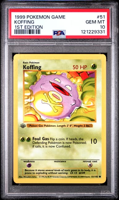Koffing 1st Edition