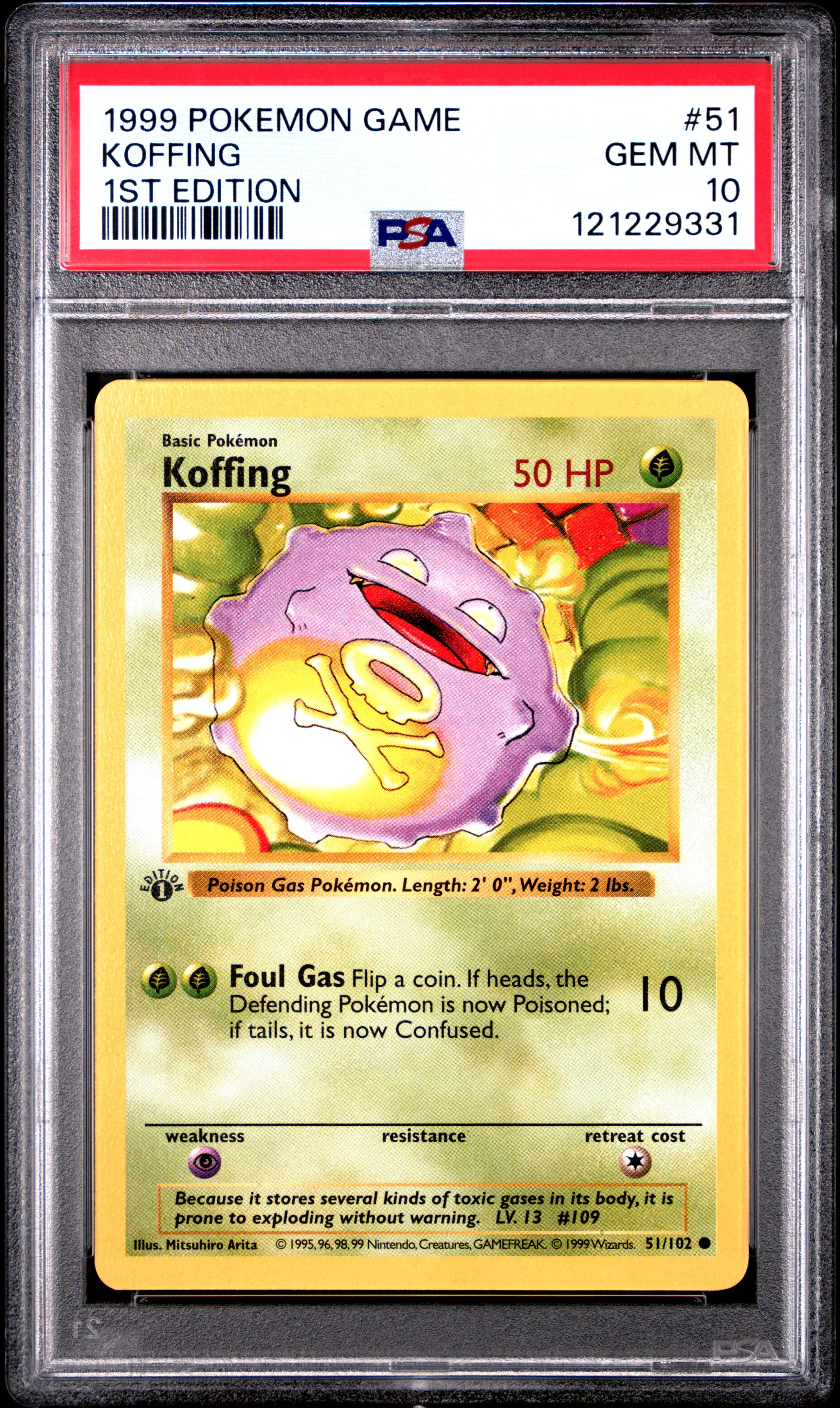 Koffing 1st Edition