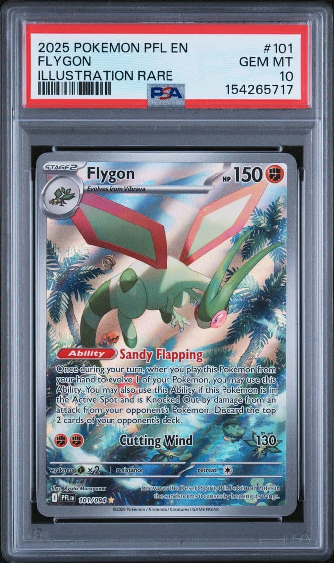 2025 #101 Flygon PSA 10 Pfl EN-P