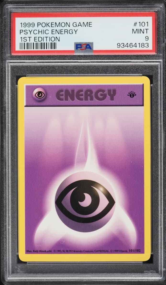 Pokemon Base Set Shadowless 1st Edition Psychic Energy #101