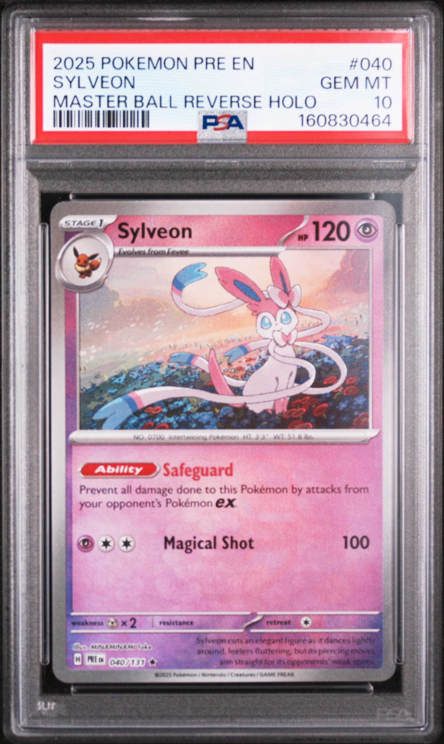 Sylveon Master Ball Reverse Holo