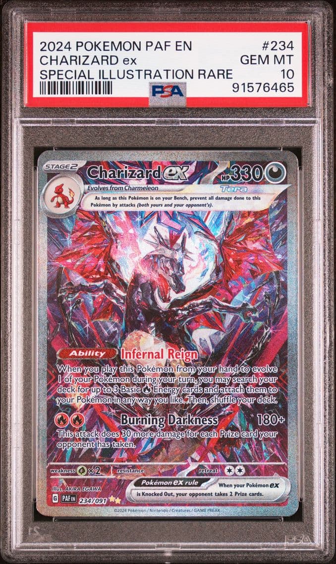 2024 #234 Charizard EX PSA 10 Pa