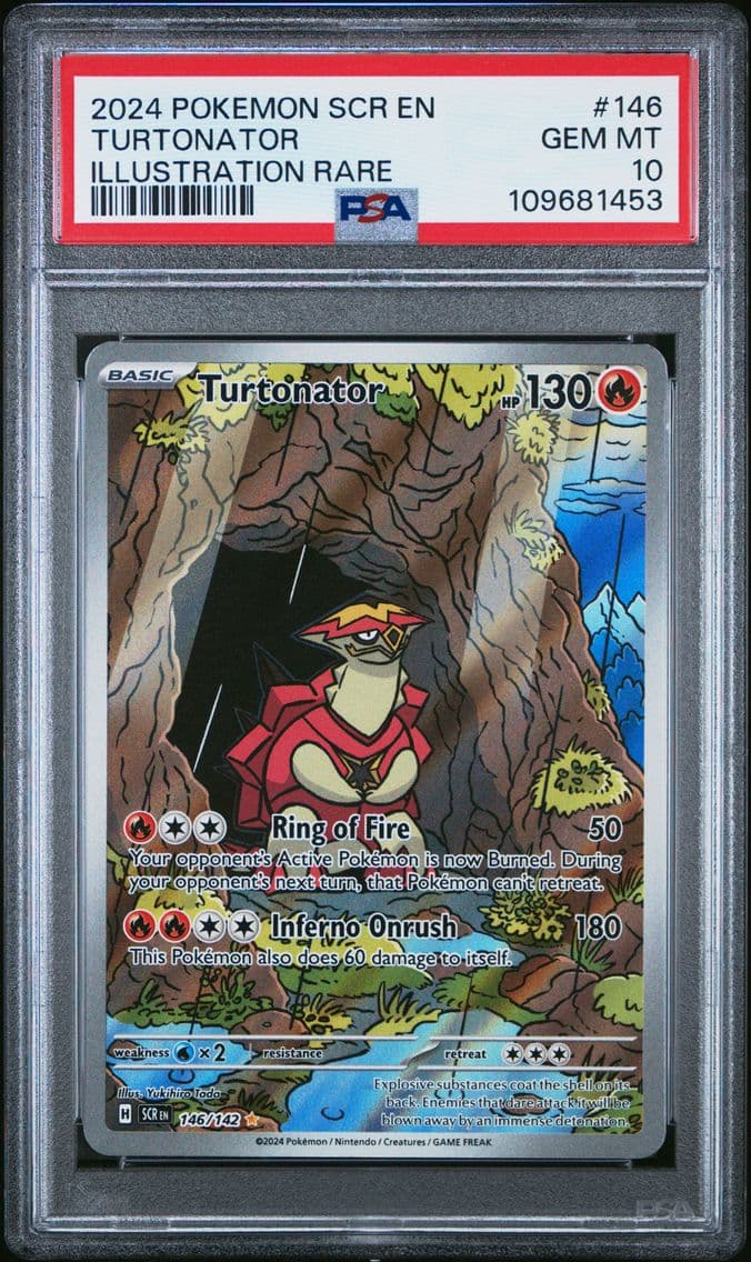 2024 #146 Turtonator PSA 10 Scr
