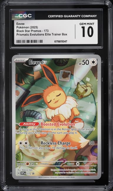 Pokemon Scarlet & Violet Promo Prismatic Evolutions ETB Full Art Eevee #173