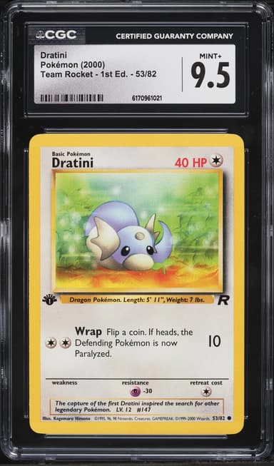 Pokemon Team Rocket 1st Edition Dratini #53