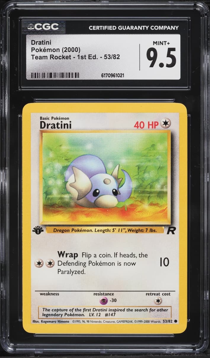 Pokemon Team Rocket 1st Edition Dratini #53