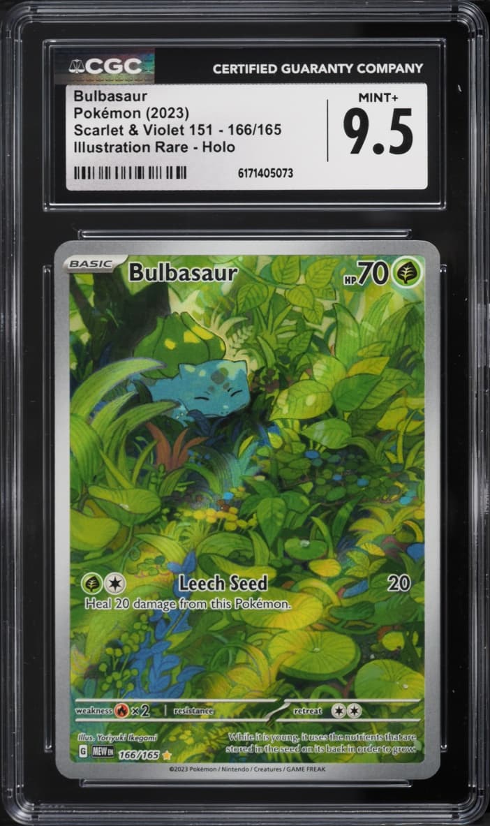 Pokemon Scarlet & Violet 151 IR Bulbasaur #166