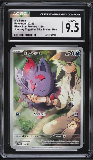 Pokemon Scarlet & Violet Promo Journey Together ETB Full Art N's Zorua #189