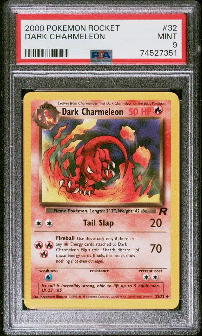 2000 #32 Dark Charmeleon PSA 9 R