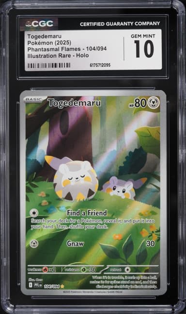 Pokemon Mega Evolution Phantasmal Flames IR Togedemaru #104