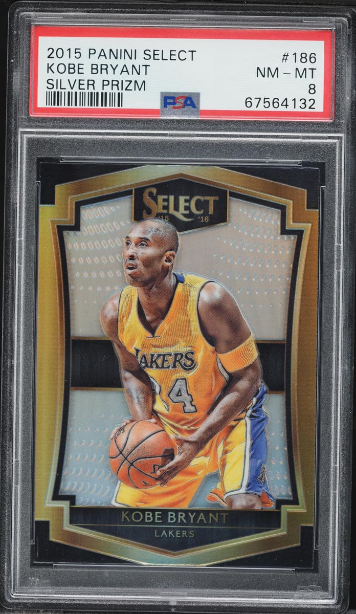 Select Silver Prizm Kobe Bryant #186