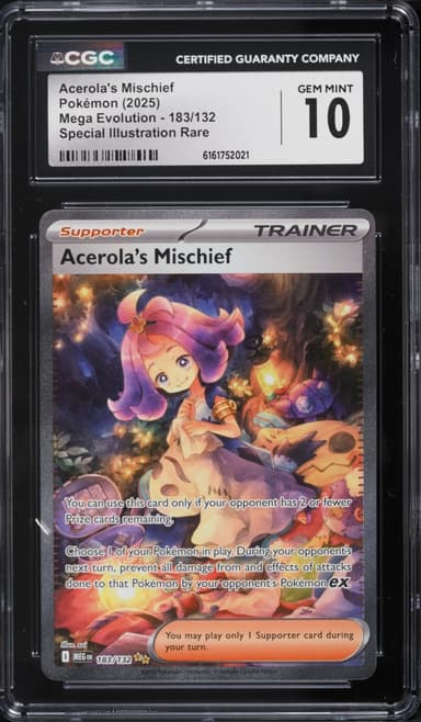 Pokemon Mega Evolution SIR Acerola's Mischief #183