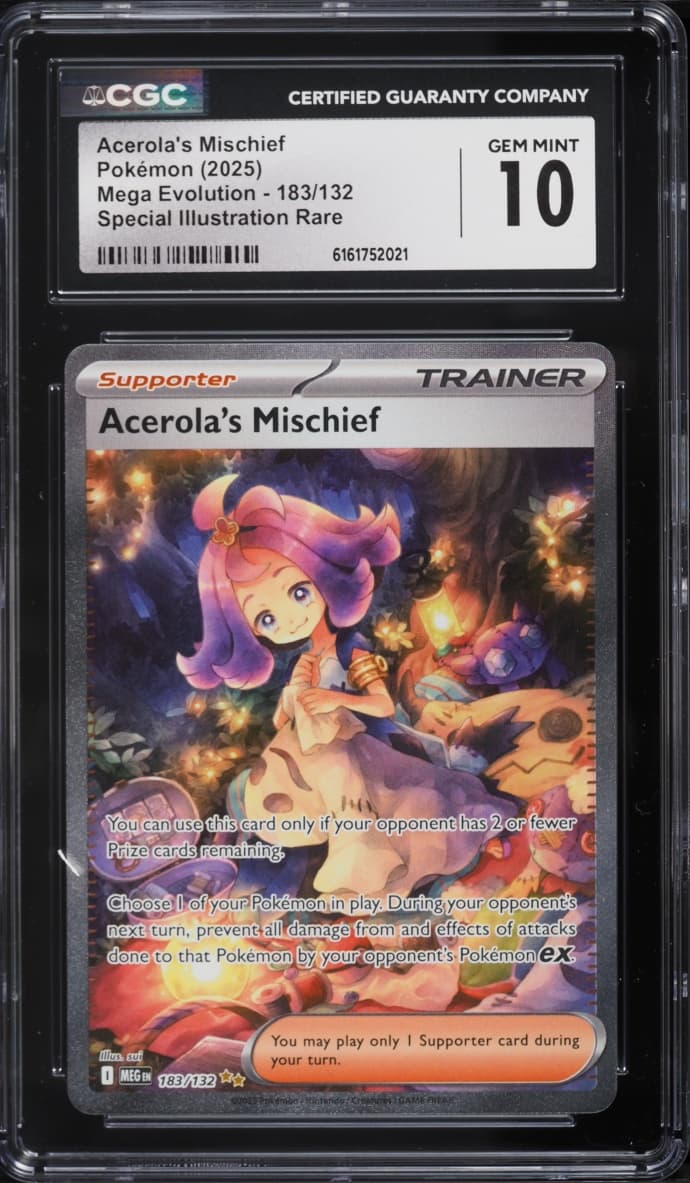 Pokemon Mega Evolution SIR Acerola's Mischief #183