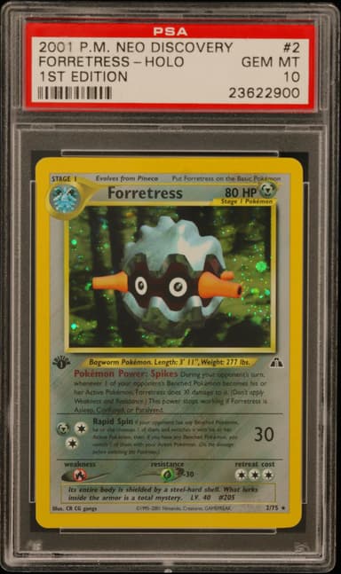 Forretress-Holo 1st Edition