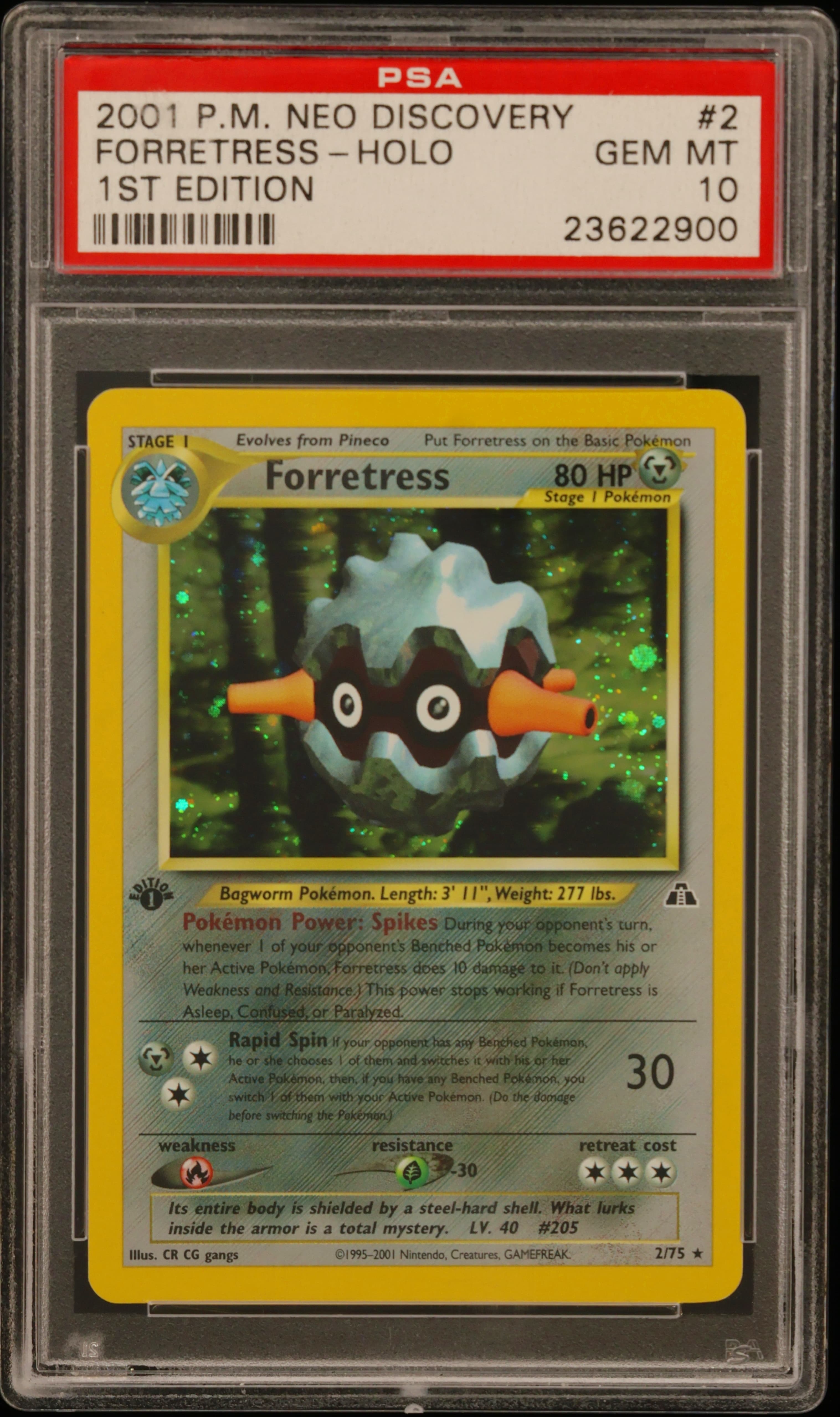 Forretress-Holo 1st Edition