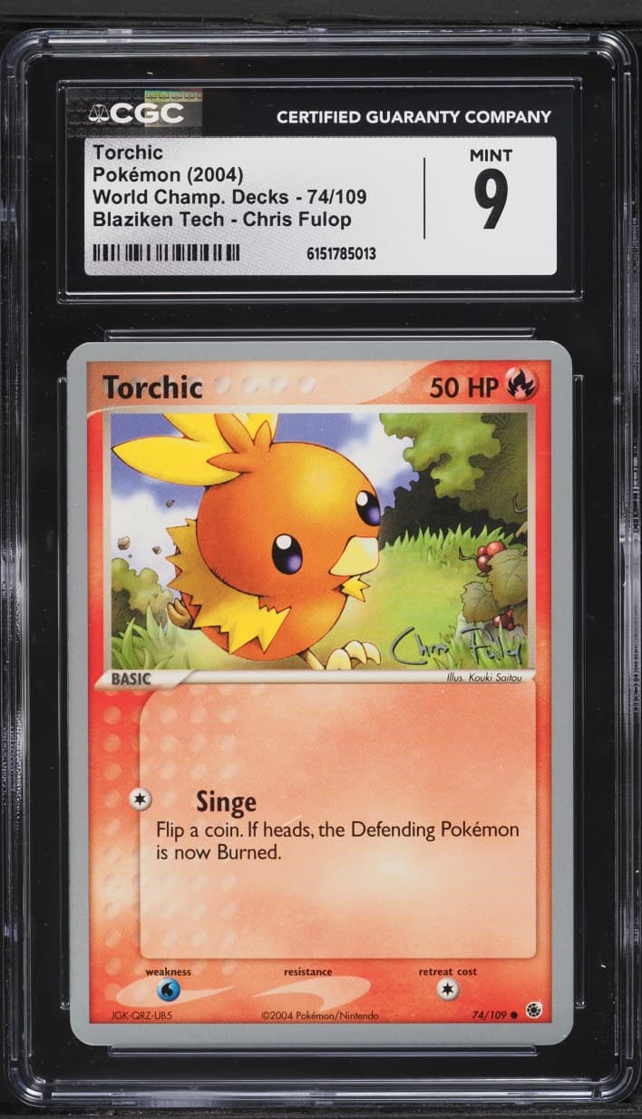Pokemon World Championships Decks Blaziken Tech Chris Fulop Torchic #74