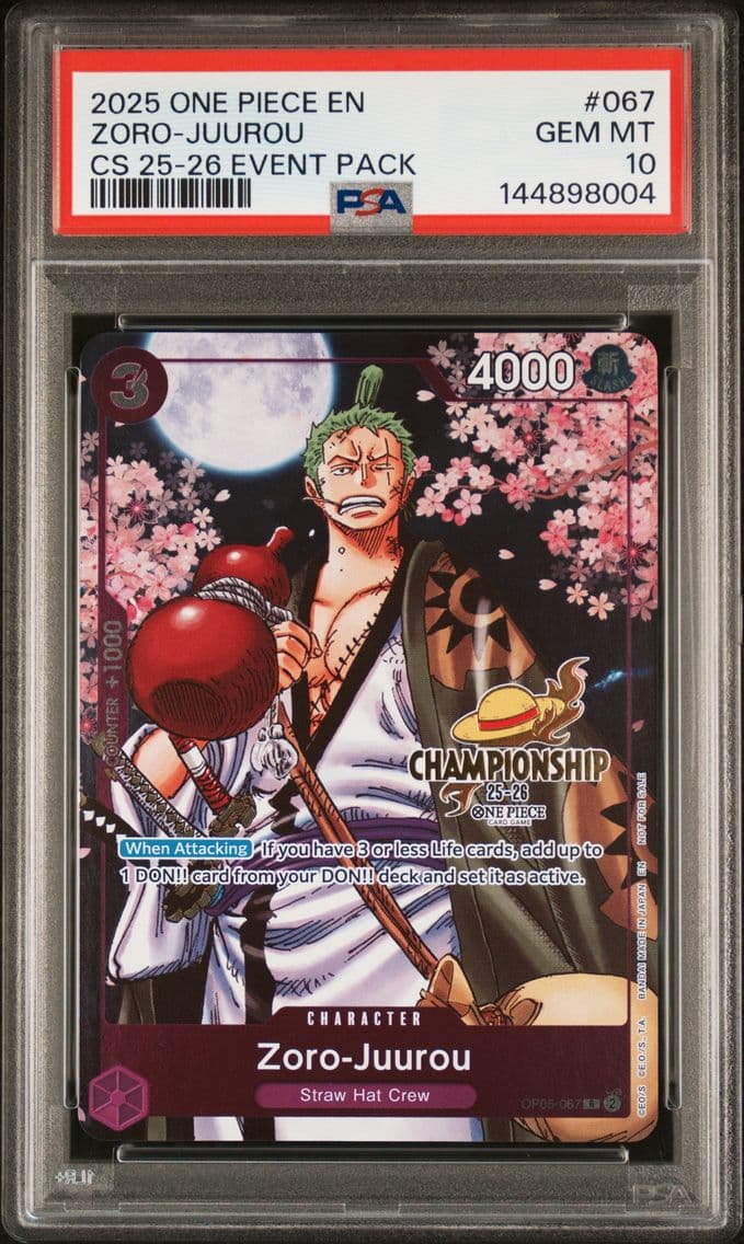 2025 #067 Zoro-Juurou PSA 10 One