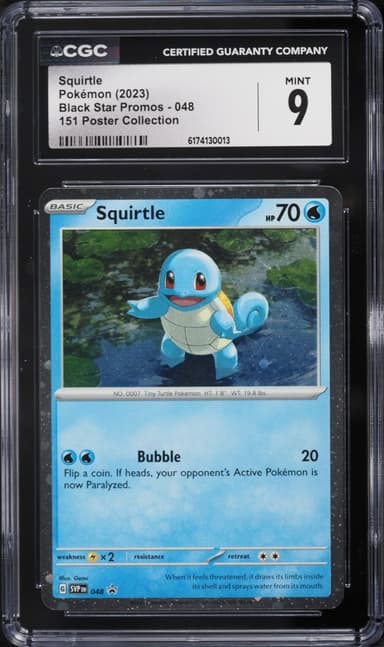 Pokemon Scarlet & Violet Promo 151 Poster Collection Squirtle #48
