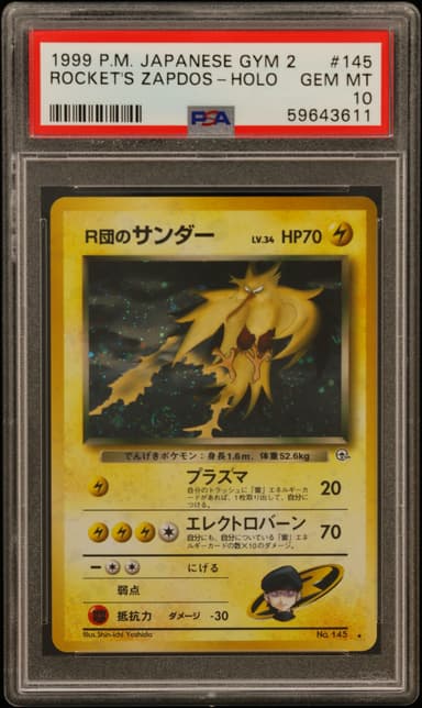 Rocket's Zapdos-Holo