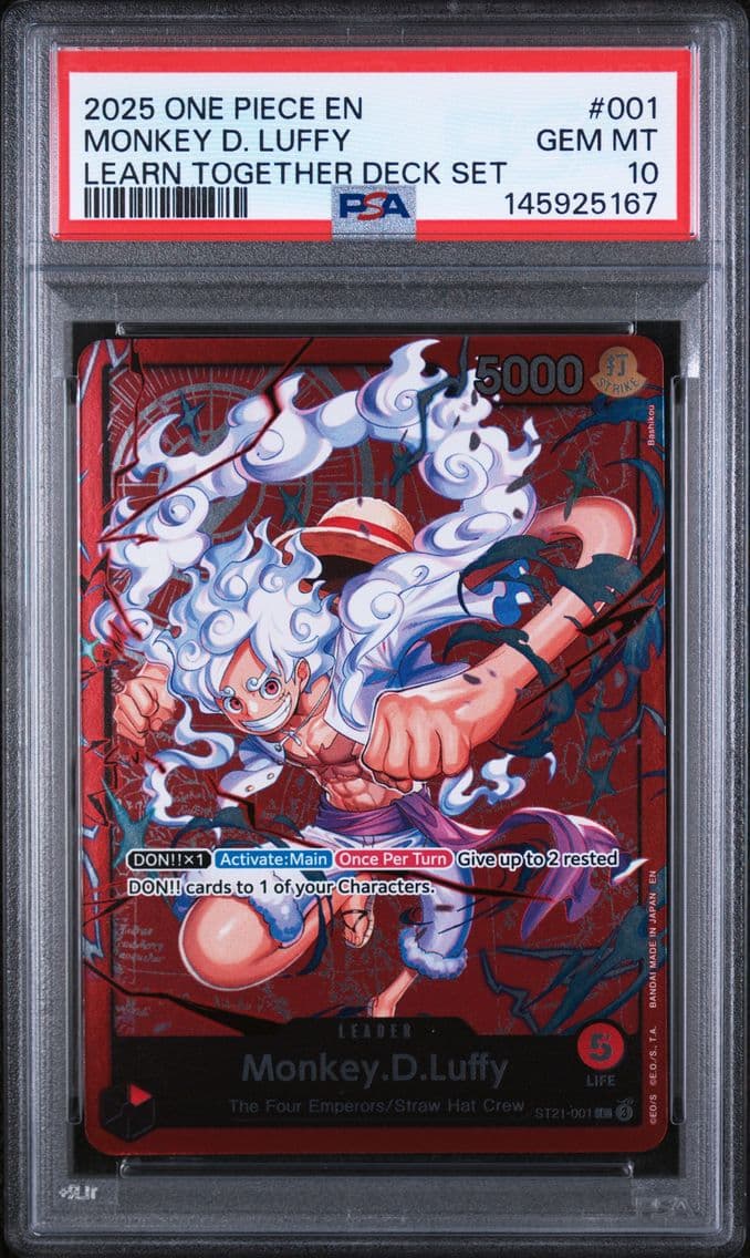2025 #001 Monkey D. Luffy PSA 10