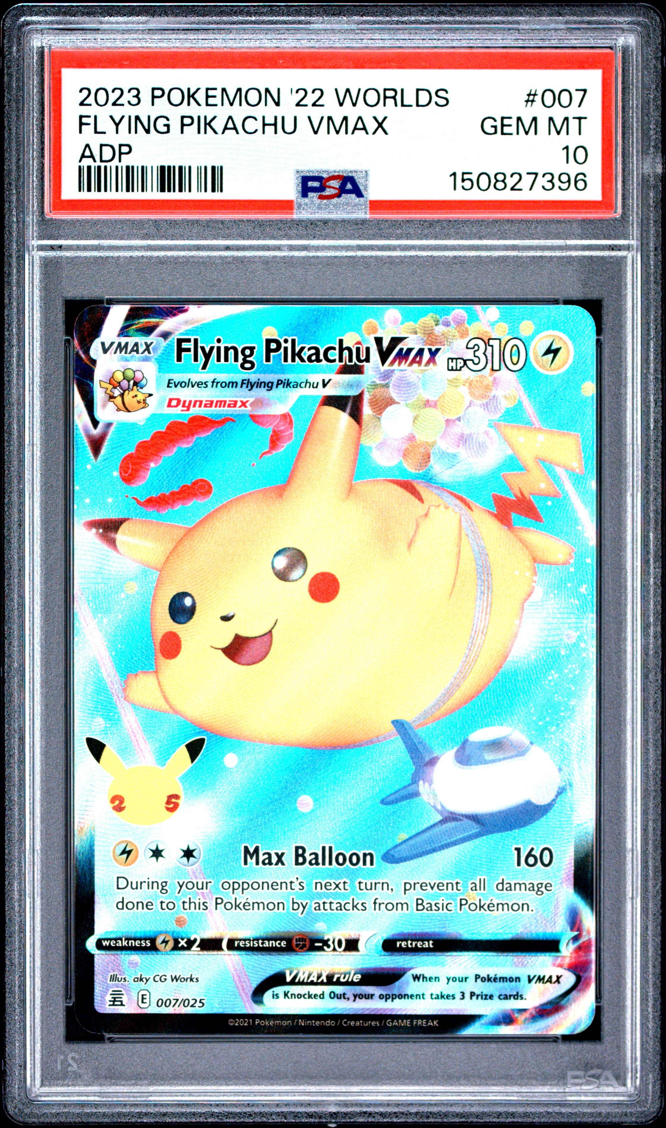 Flying Pikachu Vmax