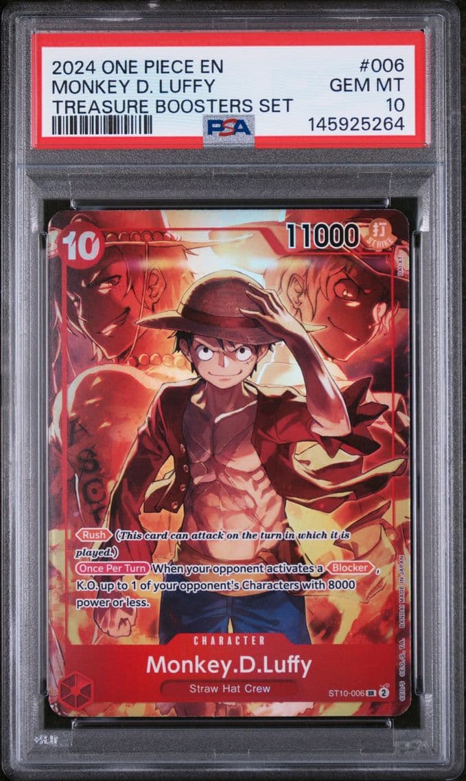 2024 #006 Monkey D. Luffy PSA 10