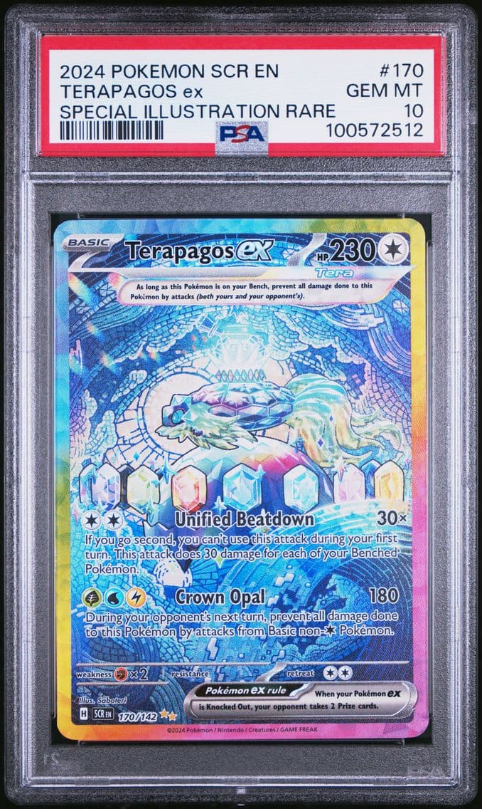 2024 #170 Terapagos EX PSA 10 Sc